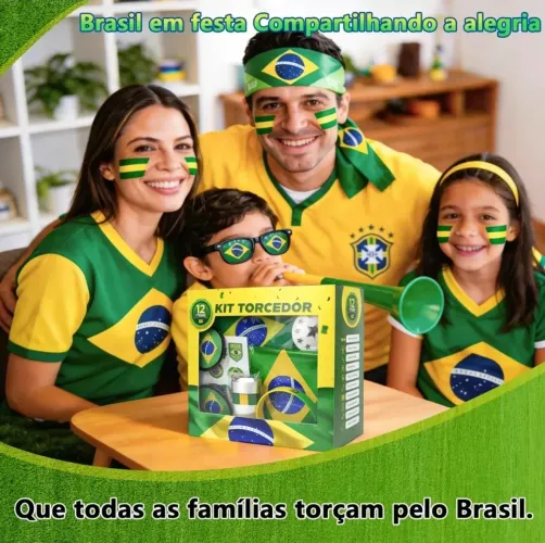Kit torcida Vai Brasil!!!