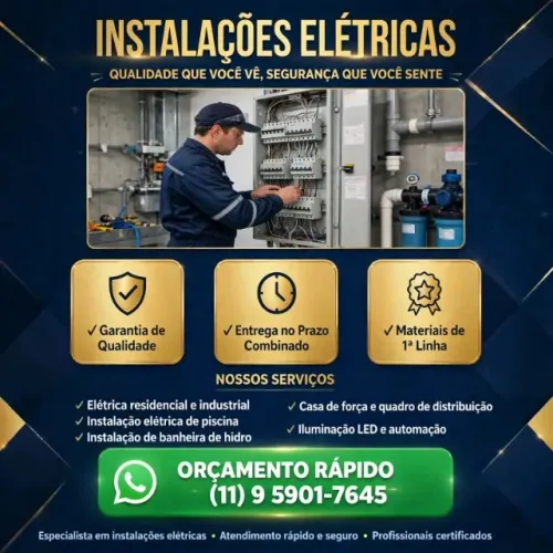 Eletricista residencial e predial