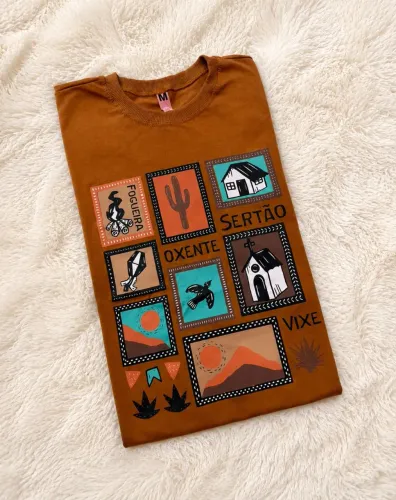 T-shirt Nordestina 100% Algodão 