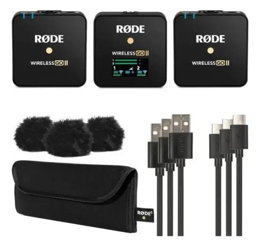 RODE Microfone Sem Fio Rode Wireless Go Ii Duplo