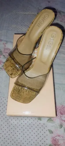 Tamanco cristal Gigil
