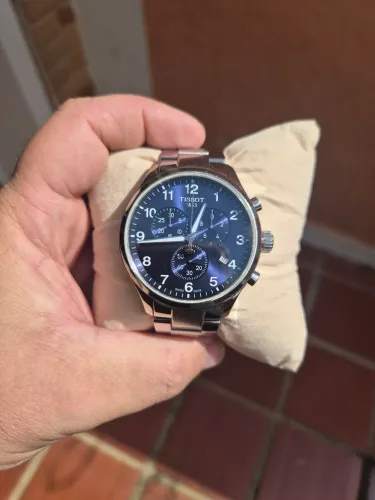 Relógio Tissot T116.617.11.047.00 Chrono Xl Azul Aço 45mm