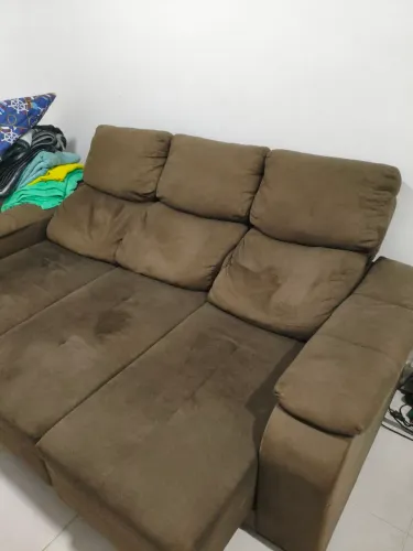 Sofá 3 lugares retrátril