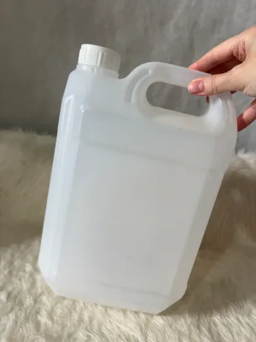 Bombona Usada Vazia 5L Branca Transparente Reutilizável Plástico