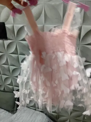 Vestido borboleta infantil