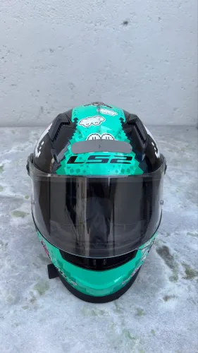 Capacete Ls2 Bullet Blue Tam. 60
