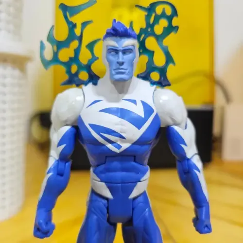 superman eletric blue dc universe classics dcu elétrico azul boneco figura mattel