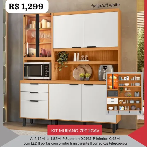 Kit Cozinha Murano - Promoção