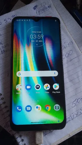 Moto g 9 play 64 gb funciona normal