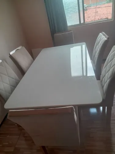 Mesa de Estar com 6 cadeiras