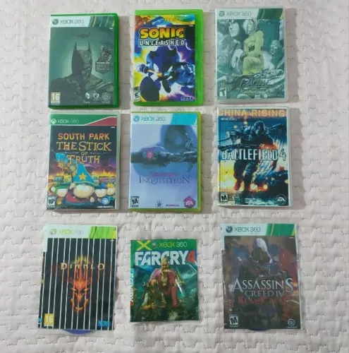 Kit 9 Jogos Xbox 360 Desbloqueado - Aventura