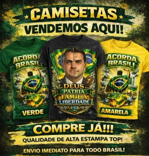 Camiseta Patriota Acorda Brasil