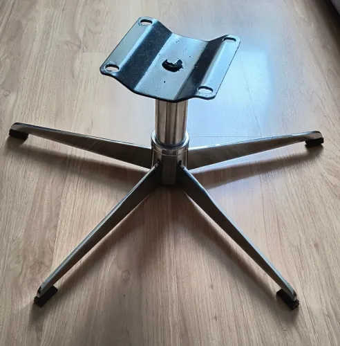 Base giratória alumínio para poltrona