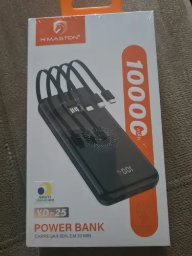 Carregador Indução Portátil Power Bank Magnético 10000mah