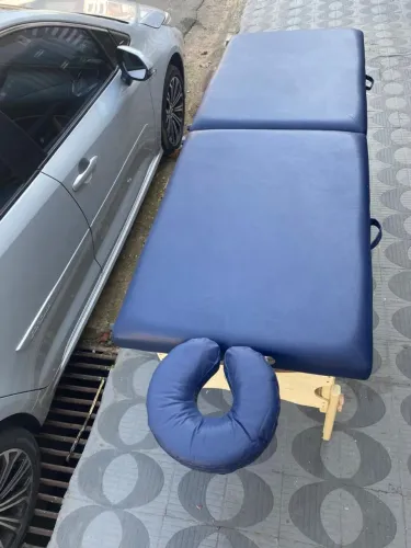Maca Portátil Profissional Legno Dobrável com Regulagem de Altura e Apoio de Cabeça
