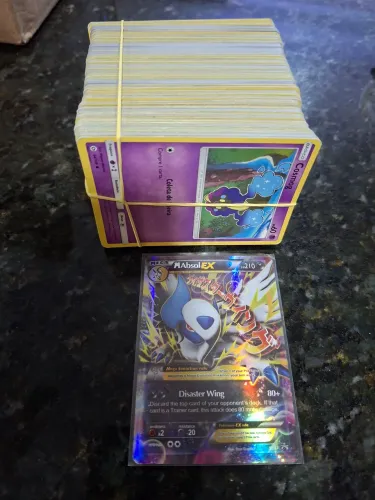 Cartas Pokemon Coleção Lote com 250 cartas + 1 carta Mega