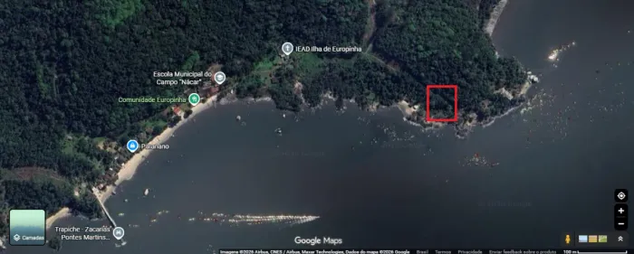 TERRENO NA ILHA EUROPINHA - PARANAGUÁ PR