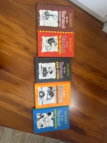 5 livros diario de um banana