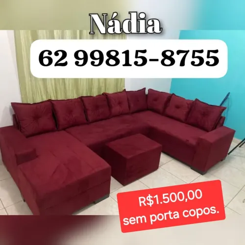 SOFÁ vermelho ___666___