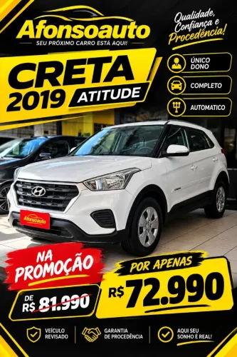 Hyundai Creta Attitude 1.6 16V Flex Aut. 2019
