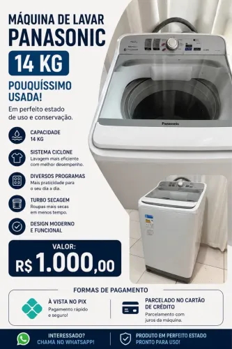 Máquina de lavar roupa 