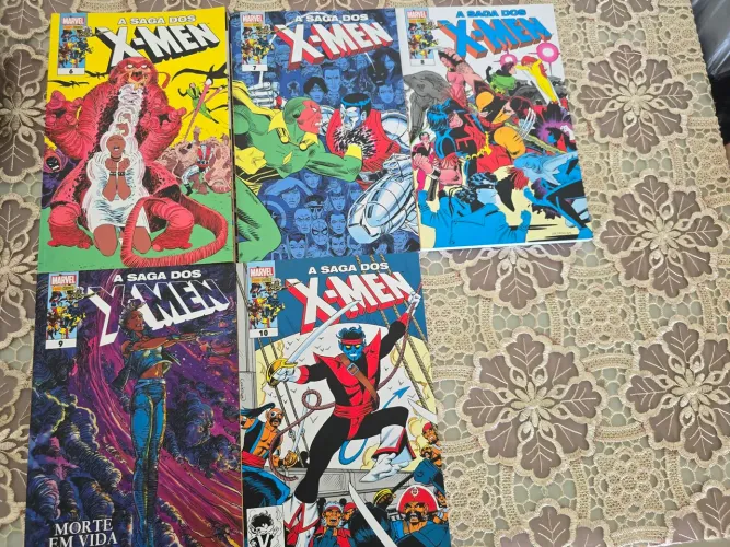 A SAGA DOS X-MEN 6 a 10 ( Primeira Temporada ) Pacote Panini