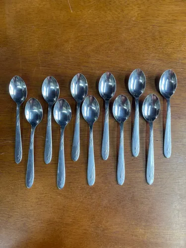 Conjunto de colheres de café Padioinox vintage 