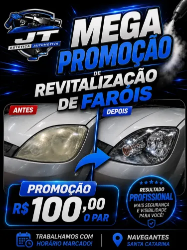 Revitalização de Faróis com Polímero
