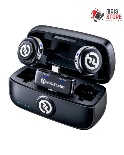Microfone Hollyland Lark M3 Combo 2TX + 1RX - (Novo/Lacrado)