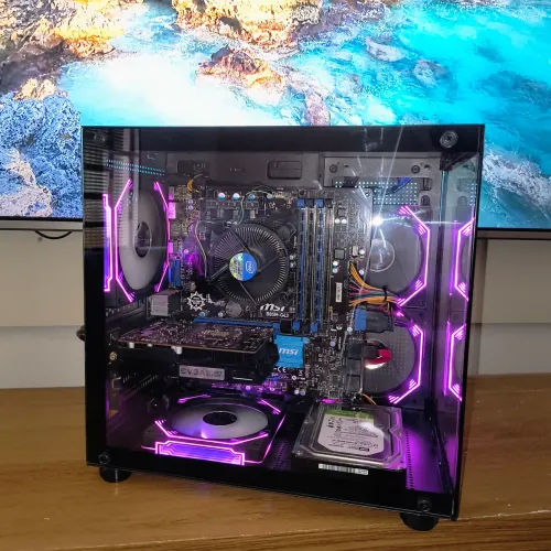 Pc Gamer Intel i5 + GTX 1050 TI + 16GB RAM + SSD + GTA 5 + Valorant + HD 500GB 