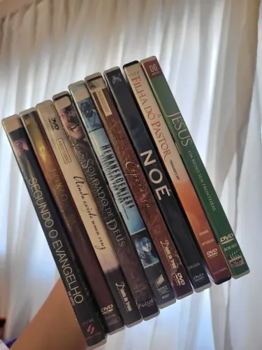Lote com 8 DVDs Evangélicos / Filmes Cristãos - Originais