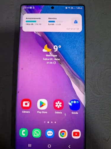 Galaxy note 20 Ultra Branco 256GB