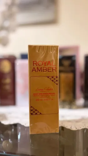 Body Splash Fem Royal Amber Afeer 200ml Corpo E Cabelo