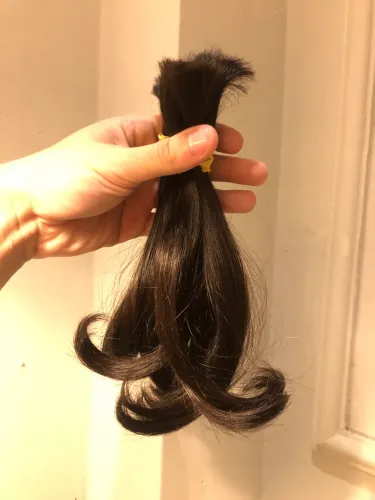 Cabelo humano 30 cm