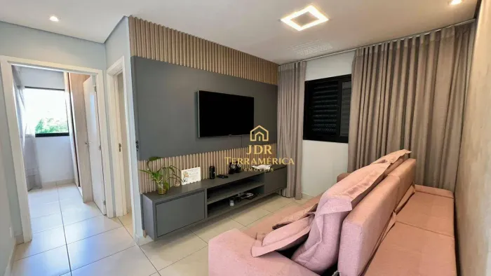 Apartamento com churrasqueira na sacada à venda no Edifício JK em Americana | 2 dormitório
