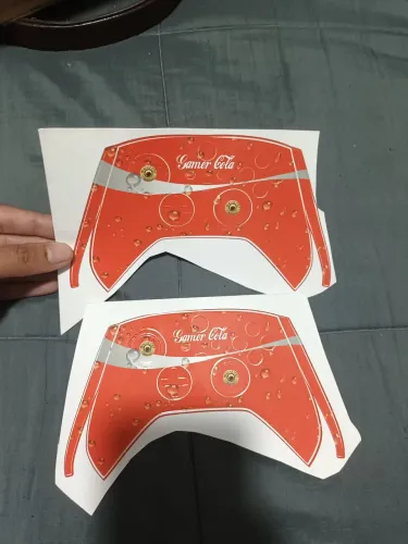 Skin para controle séries tema coca