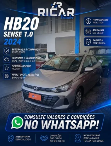 Hyundai HB20 Sense 1.0 Flex 12V MEC 2024