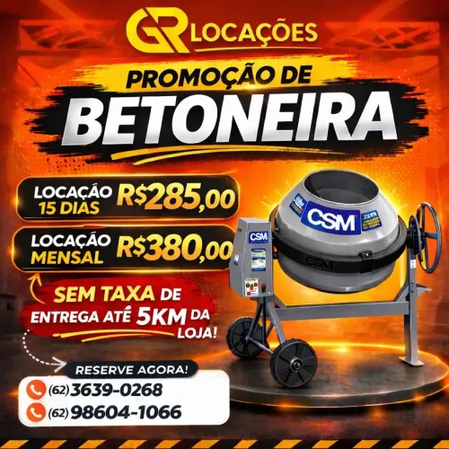 Alugo betoneira