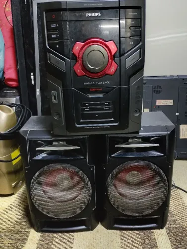 Micro sistem Philips 130w RMS FUNCIONANDO leiam !