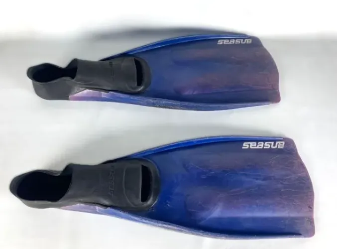 Nadadeira Seasub Cor Azul (Usado)