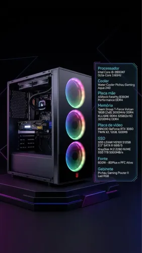 PC Gamer | i9 | 3060 | 48GB | 1,5TB