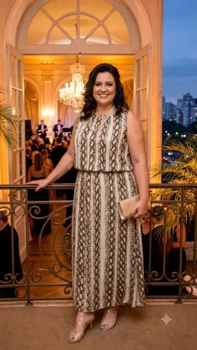 Vestido longo Tam G