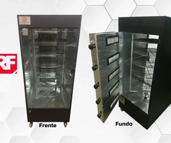 Maquina Assar Frangos e Carnes 06 Grelhas