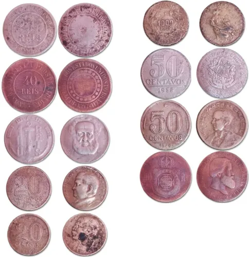 Moedas e Cédulas Antigas