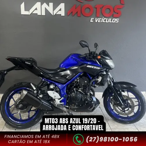 MT03 abs azul 19/20- potencia com economia e conforto