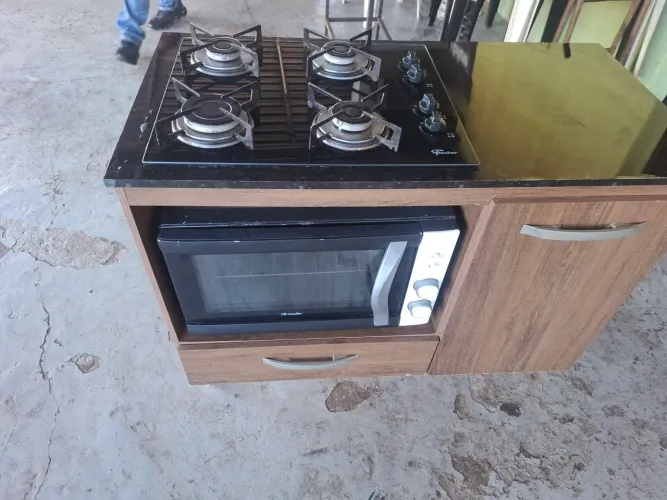 Kit balcão cooktop e forno elétrico
