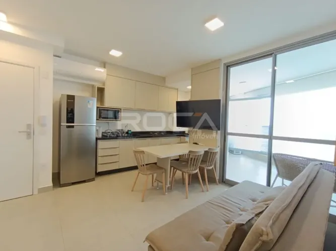 Apartamento Mobiliado para locação no Jardim Santa Ângela, em Ribeirão Preto.