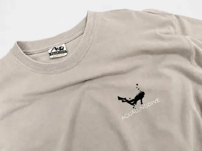 Camiseta Aqualung vintage 100% brasileira Human Ocean