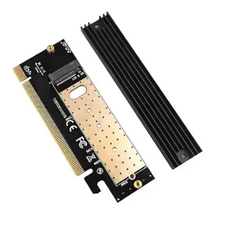 Adaptador Ssd M.2 M2 Nvme P/ Pci Express 16x Com Dissipador