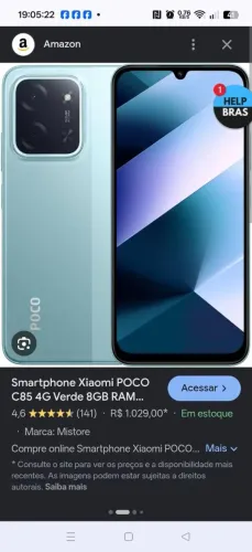 Celular Pocco C85 xiaome